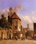 unknow artist European city landscape, street landsacpe, construction, frontstore, building and architecture. 154 oil painting picture wholesale